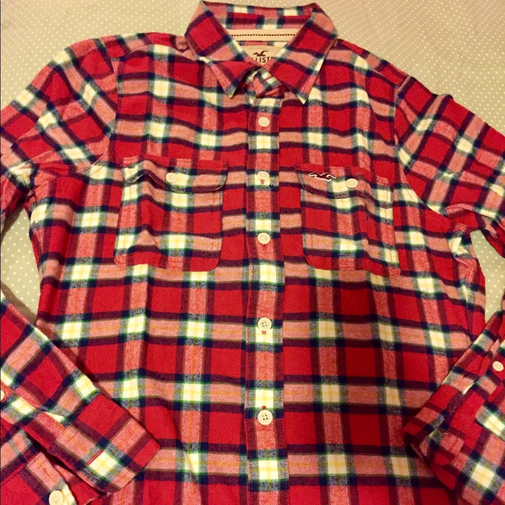 Hollister Large Plaid Shirt